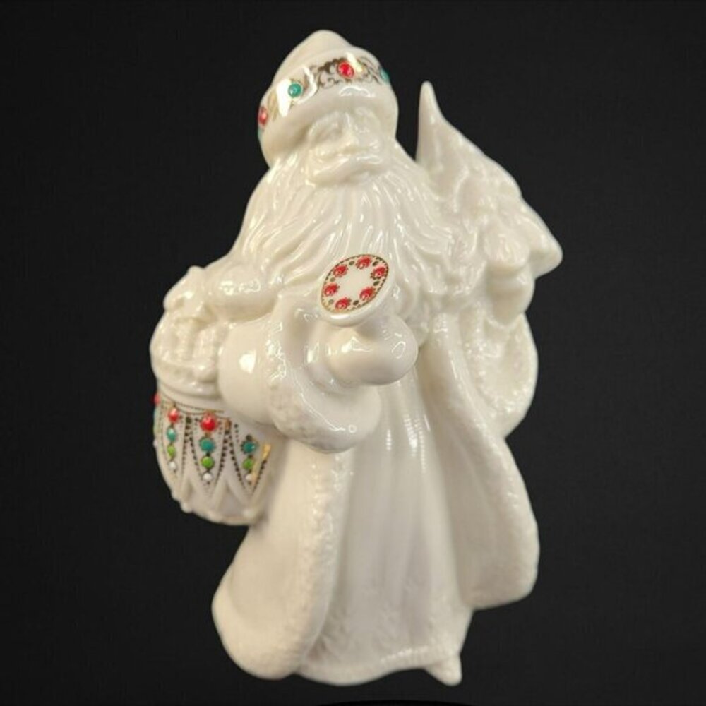 Lenox China Jewels Collection Santa Christmas Porcelain Figurine 1995 Vintage‎